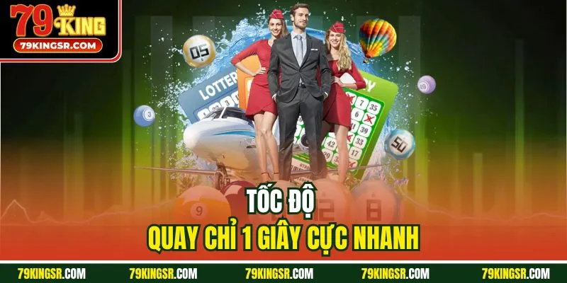 Tốc độ quay chỉ 1 giây cực nhanh